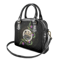 Personalised Loch Ness Monster Scotland Shoulder Handbag Nessie Bagpipe Scottish Thistle Celtic Knot