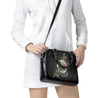 Personalised Loch Ness Monster Scotland Shoulder Handbag Nessie Bagpipe Scottish Thistle Celtic Knot