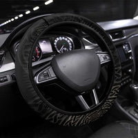 Loch Ness Monster Scotland Steering Wheel Cover Nessie Bagpipe Scottish Thistle Celtic Knot