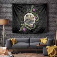 Personalised Loch Ness Monster Scotland Tapestry Nessie Bagpipe Scottish Thistle Celtic Knot