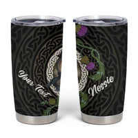 Personalised Loch Ness Monster Scotland Tumbler Cup Nessie Bagpipe Scottish Thistle Celtic Knot