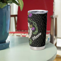 Personalised Loch Ness Monster Scotland Tumbler Cup Nessie Bagpipe Scottish Thistle Celtic Knot