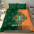 Custom Ireland Cricket Bedding Set 2024 Celtic Shamrock Go Champions