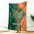 Custom Ireland Cricket Blanket 2024 Celtic Shamrock Go Champions