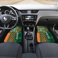 Custom Ireland Cricket Car Mats 2024 Celtic Shamrock Go Champions - Wonder Print Shop