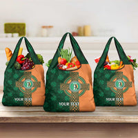 Custom Ireland Cricket Grocery Bag Celtic Shamrock Go Champions