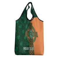 Custom Ireland Cricket Grocery Bag Celtic Shamrock Go Champions