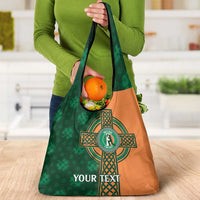 Custom Ireland Cricket Grocery Bag Celtic Shamrock Go Champions