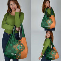 Custom Ireland Cricket Grocery Bag Celtic Shamrock Go Champions