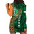 Custom Ireland Cricket Hoodie Dress 2024 Celtic Shamrock Go Champions