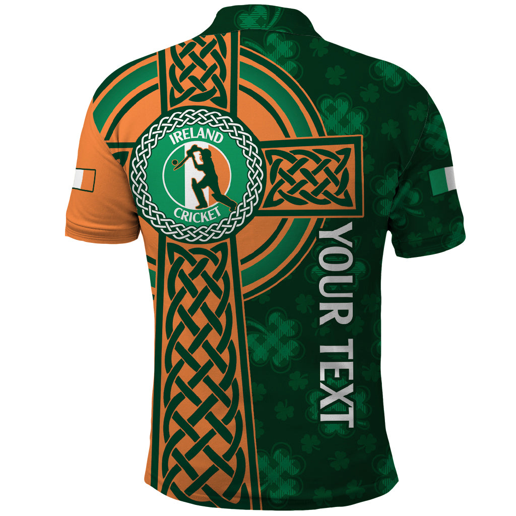 Custom Ireland Cricket Polo Shirt 2024 Celtic Shamrock Go Champions - Wonder Print Shop