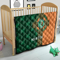 Custom Ireland Cricket Quilt 2024 Celtic Shamrock Go Champions - Wonder Print Shop