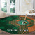 Custom Ireland Cricket Round Carpet 2024 Celtic Shamrock Go Champions