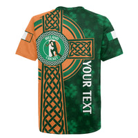 Custom Ireland Cricket Rugby Jersey 2024 Celtic Shamrock Go Champions - Wonder Print Shop