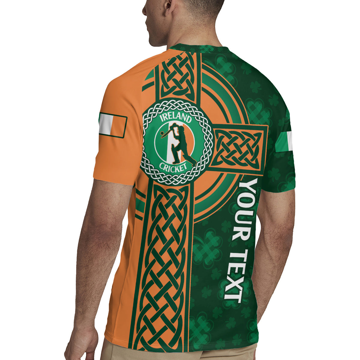 Custom Ireland Cricket Rugby Jersey 2024 Celtic Shamrock Go Champions - Wonder Print Shop