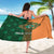 Custom Ireland Cricket Sarong 2024 Celtic Shamrock Go Champions - Wonder Print Shop