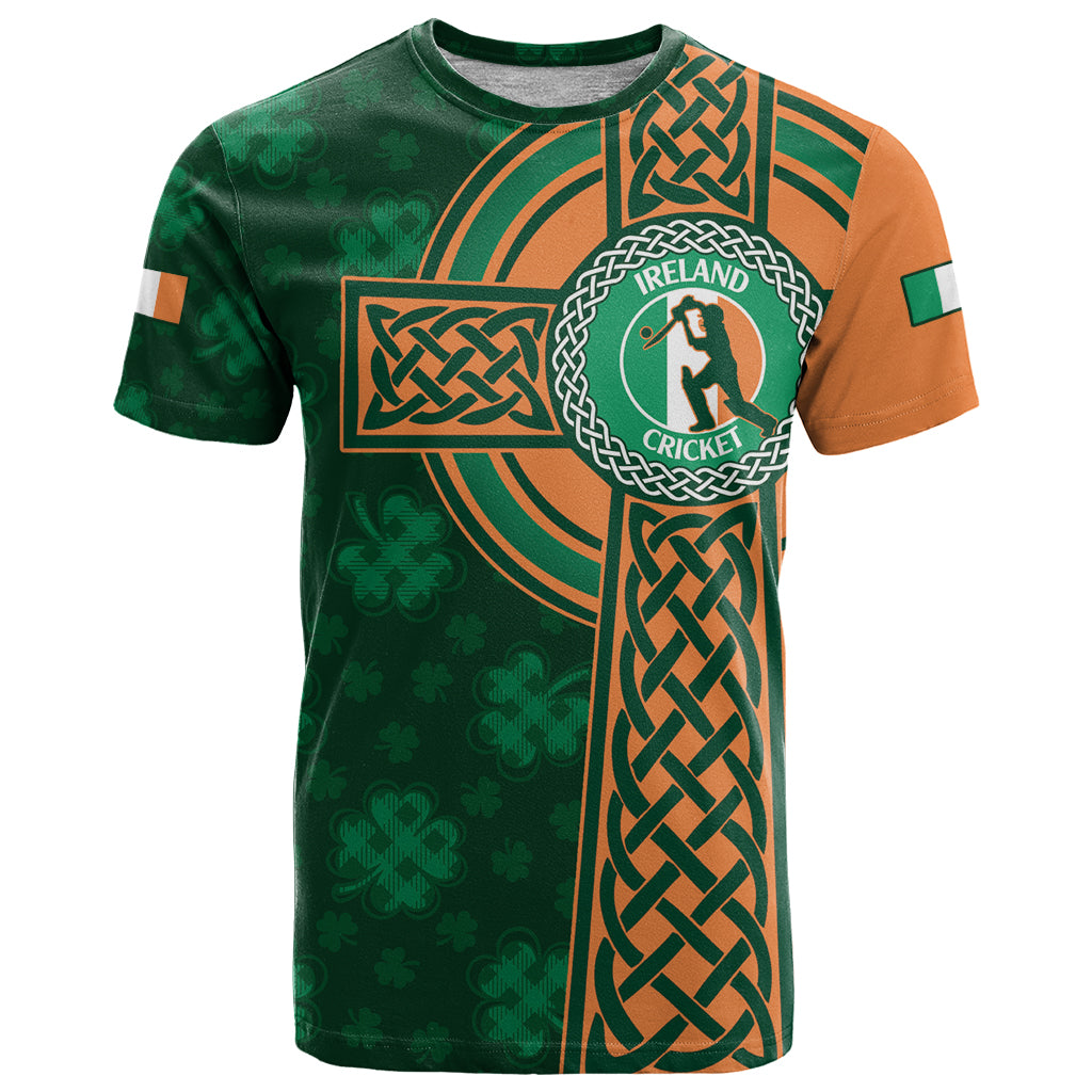 Custom Ireland Cricket T Shirt 2024 Celtic Shamrock Go Champions - Wonder Print Shop