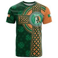 Custom Ireland Cricket T Shirt 2024 Celtic Shamrock Go Champions - Wonder Print Shop