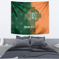 Custom Ireland Cricket Tapestry 2024 Celtic Shamrock Go Champions - Wonder Print Shop