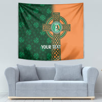 Custom Ireland Cricket Tapestry 2024 Celtic Shamrock Go Champions - Wonder Print Shop
