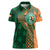 Custom Ireland Cricket Women Polo Shirt 2024 Celtic Shamrock Go Champions - Wonder Print Shop