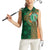Custom Ireland Cricket Women Sleeveless Polo Shirt 2024 Celtic Shamrock Go Champions - Wonder Print Shop