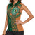 Custom Ireland Cricket Women Sleeveless Polo Shirt 2024 Celtic Shamrock Go Champions - Wonder Print Shop