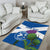 Custom Scotland Cricket Area Rug 2024 Scottish Thistle Flag Style