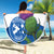 Custom Scotland Cricket Beach Blanket 2024 Scottish Thistle Flag Style - Wonder Print Shop