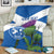 Custom Scotland Cricket Blanket 2024 Scottish Thistle Flag Style