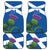 Custom Scotland Cricket Car Mats 2024 Scottish Thistle Flag Style - Wonder Print Shop