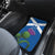 Custom Scotland Cricket Car Mats 2024 Scottish Thistle Flag Style - Wonder Print Shop