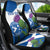 Custom Scotland Cricket Car Seat Cover 2024 Scottish Thistle Flag Style