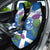 Custom Scotland Cricket Car Seat Cover 2024 Scottish Thistle Flag Style