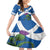 Custom Scotland Cricket Family Matching Off Shoulder Maxi Dress and Hawaiian Shirt 2024 Scottish Thistle Flag Style - Wonder Print Shop