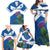 Custom Scotland Cricket Family Matching Off Shoulder Maxi Dress and Hawaiian Shirt 2024 Scottish Thistle Flag Style - Wonder Print Shop