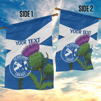 Custom Scotland Cricket Garden Flag 2024 Scottish Thistle Flag Style - Wonder Print Shop