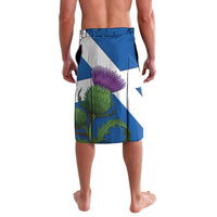 Custom Scotland Cricket Lavalava 2024 Scottish Thistle Flag Style - Wonder Print Shop