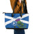 Custom Scotland Cricket Leather Tote Bag 2024 Scottish Thistle Flag Style - Wonder Print Shop
