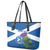 Custom Scotland Cricket Leather Tote Bag 2024 Scottish Thistle Flag Style