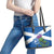 Custom Scotland Cricket Leather Tote Bag 2024 Scottish Thistle Flag Style