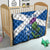 Custom Scotland Cricket Quilt 2024 Scottish Thistle Flag Style