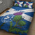 Custom Scotland Cricket Quilt Bed Set 2024 Scottish Thistle Flag Style