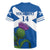 Custom Scotland Cricket Rugby Jersey 2024 Scottish Thistle Flag Style - Wonder Print Shop