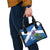 Custom Scotland Cricket Shoulder Handbag 2024 Scottish Thistle Flag Style