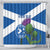 Custom Scotland Cricket Shower Curtain 2024 Scottish Thistle Flag Style