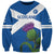 Custom Scotland Cricket Sweatshirt 2024 Scottish Thistle Flag Style - Wonder Print Shop