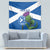 Custom Scotland Cricket Tapestry 2024 Scottish Thistle Flag Style - Wonder Print Shop