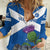 Custom Scotland Cricket Women Casual Shirt 2024 Scottish Thistle Flag Style - Wonder Print Shop