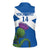 Custom Scotland Cricket Women Sleeveless Polo Shirt 2024 Scottish Thistle Flag Style - Wonder Print Shop